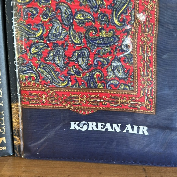 Vintage Korean Air Scarf - NEW - Picture 4 of 4